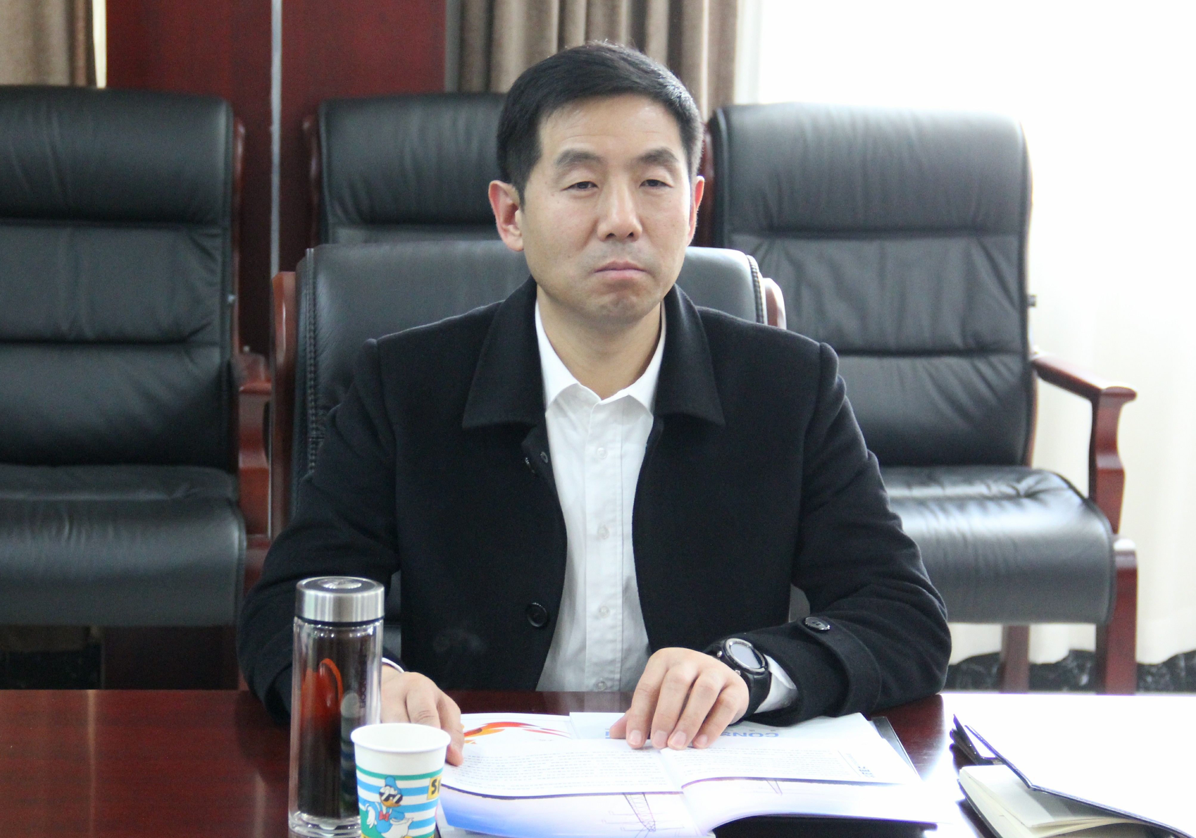 郭智深副市長(cháng)到三源建設調研座談